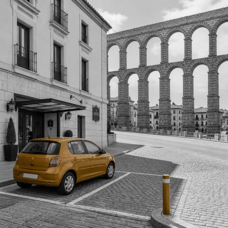 Parking cerca del acueducto de Segovia: cómo elegirlo según tu hotel